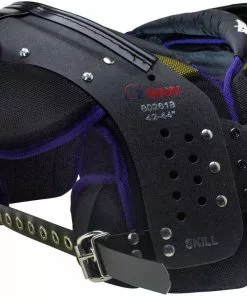 Schutt O2 Maxx Adult Football Shoulder Pads - Skill Black/White