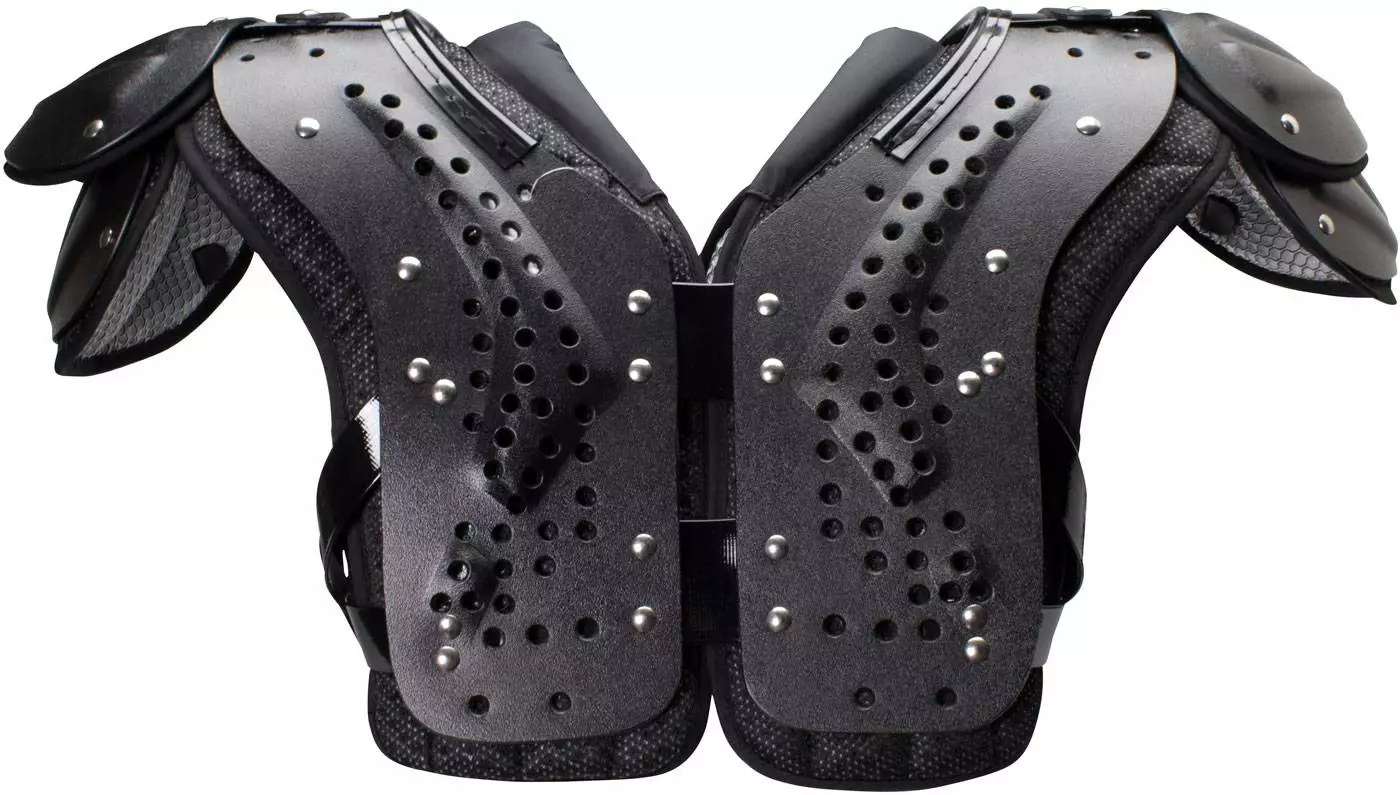 Schutt Varsity Flex 4.0 Adult Football Shoulder Pads - All Purpose Black/Gray 3 Schutt Varsity Flex 4.0 Adult Football Shoulder Pads - All Purpose Black/Gray - Image 3