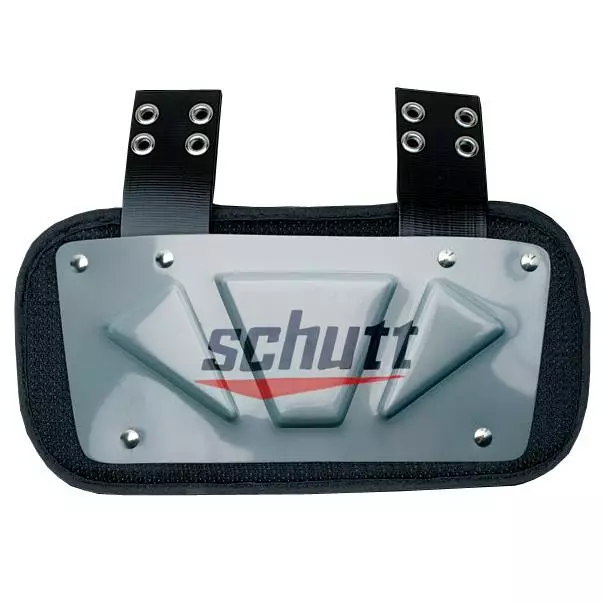 Schutt Varsity Football Back Plate Black/White 1 Schutt Varsity Football Back Plate Black/White