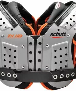 Schutt XV HD Adult Football Shoulder Pads - All-Purpose Black/White
