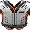 Schutt XV HD Adult Football Shoulder Pads - Skill Positions Black/White