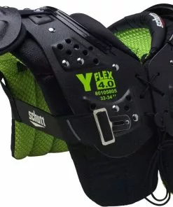 Schutt Y Flex 4.0 All Purpose Youth Football Shoulder Pads Neon Green