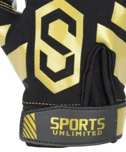Sports Unlimited Clutch Adult Receiver Football Gloves White/Gold -Deals football Store sports unlimited clutch adult football receiver gloves altimage 03 FullSize