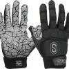Sports Unlimited Max Clash Adult Padded Lineman Football Gloves Black