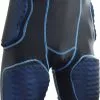 Sports Unlimited Youth 5 Pad Integrated Football Girdle 2.0 Black