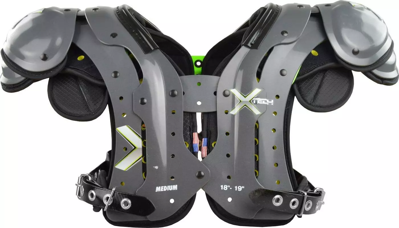 XTECH Skill Adult Football Shoulder Pads - SCUFFED 1 XTECH Skill Adult Football Shoulder Pads - SCUFFED